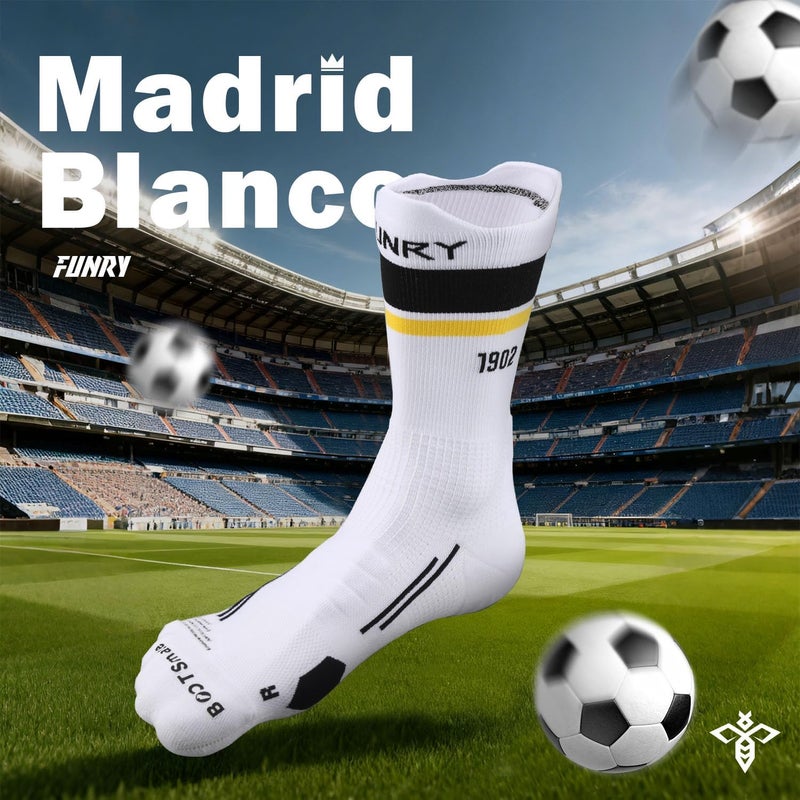 FUNRY Store Club Collection Soccer Grip Socks,Non-Slip Soccer Socks,Comfy Secure Fit For Football Running & Basketball(sizes:7-11) - Image 5